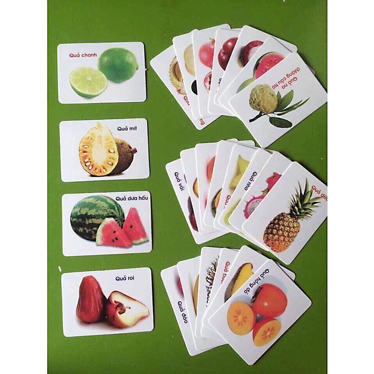 Flashcard - Bộ thẻ học thông minh Thanh Hương cho bé theo phương pháp giáo dục sớm Glenn Doman
