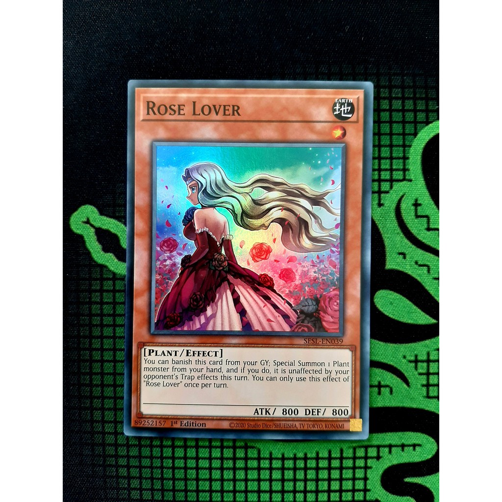 THẺ BÀI YUGIOH Rose Lover - SESL-EN039 - Super Rare 1st Edition