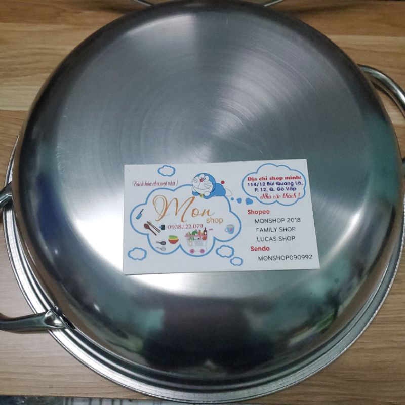 Nồi Lẩu Inox 201 Nắp Kính 26cm Tiện Lợi Cho Gia Đình