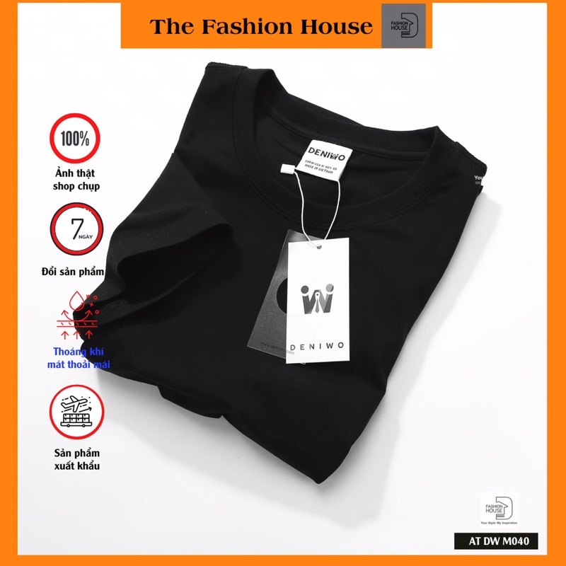 Áo thun nam trơn áo phông nam đẹp trơn basic cotton thoáng mát The Fashion House DENIWO 2021 | BigBuy360 - bigbuy360.vn