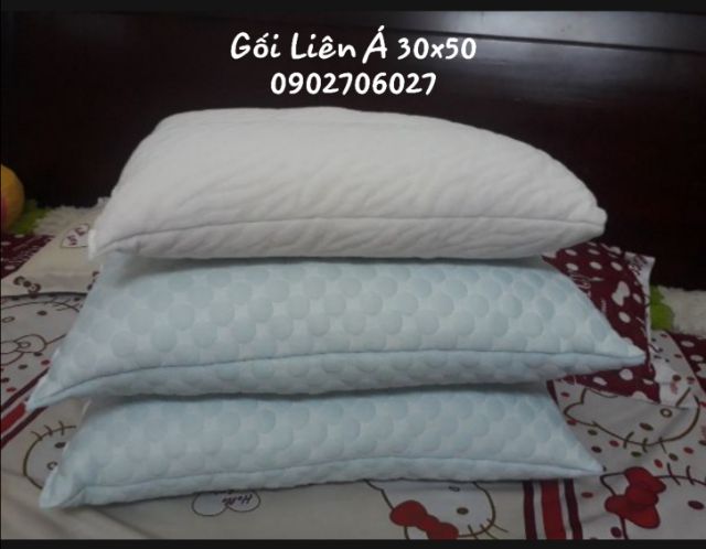 Gối cao su xay Liên Á 30*50