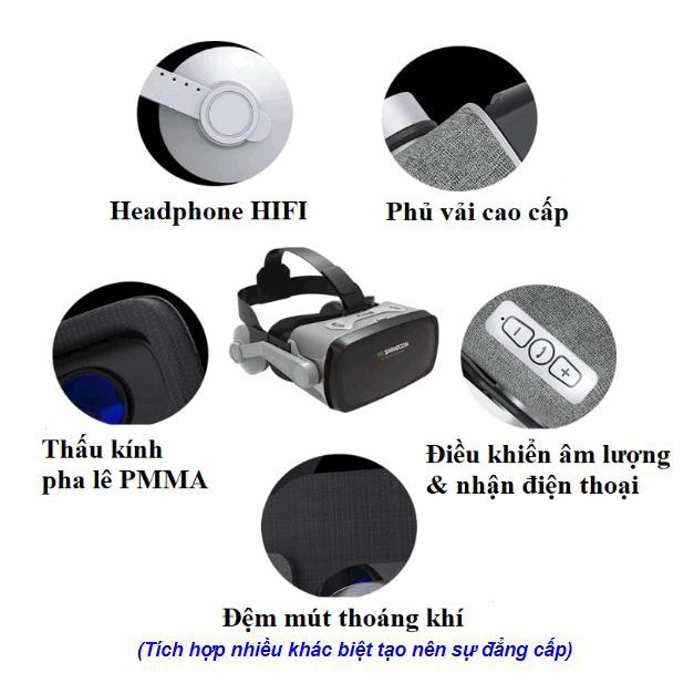 EuroQuality Kính thực tế ảo VR  X VISION - THẾ GIỚI ẢO CẢM XÚC THẬT -