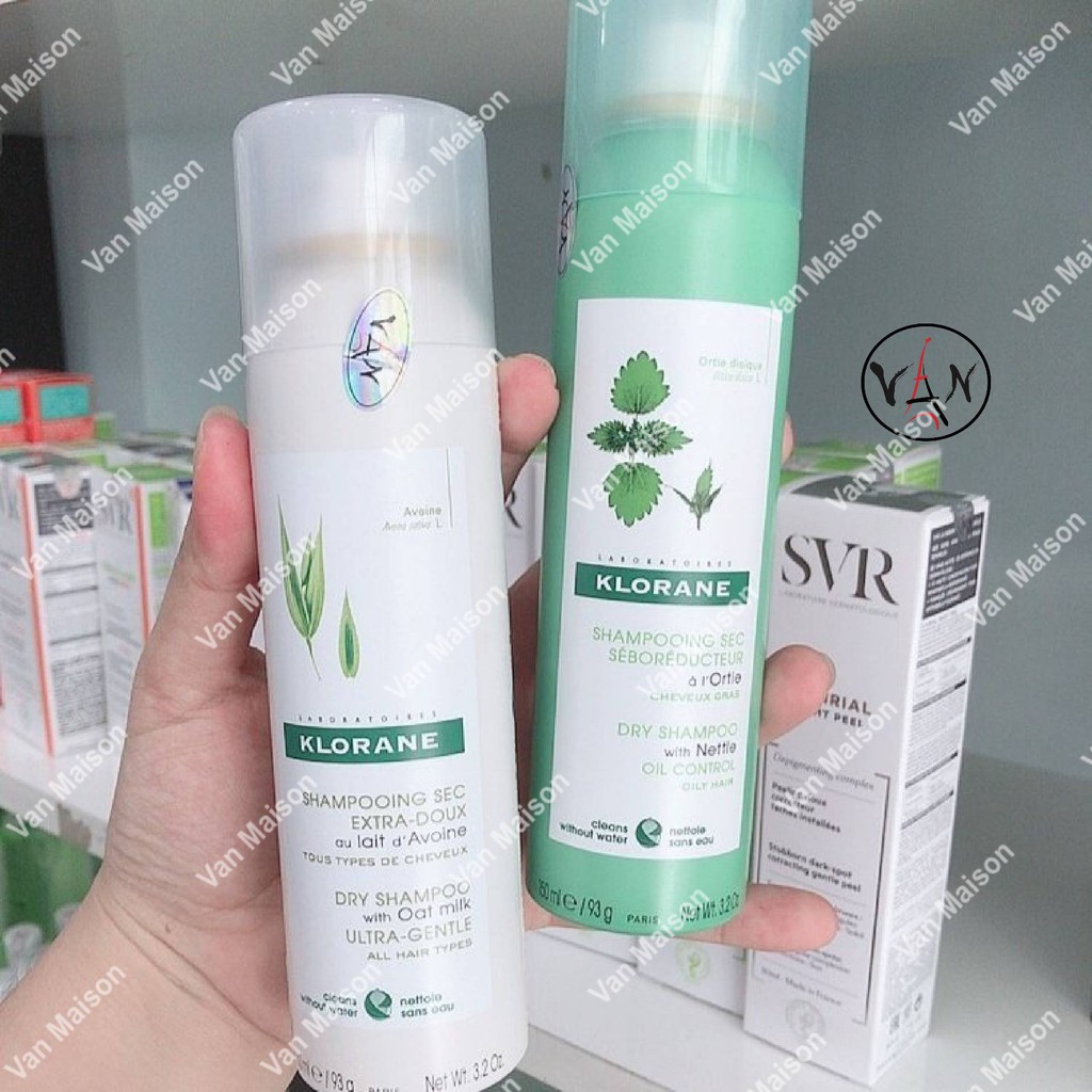 Dầu gội khô Klorane Dry Shampoo 150ml dành cho mọi loai tóc