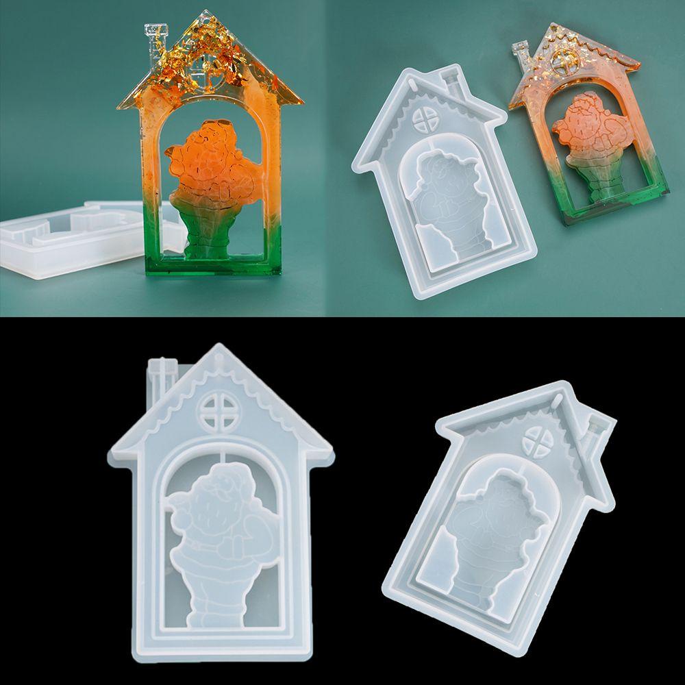 Khuôn Nhựa Resin LAYOR1 Làm Đồ Thủ Công|Khuôn Silicone Làm Trang Sức Hình Ngôi Nhà
