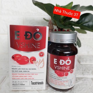E ĐỎ - VShine, chống oxy hóa, chống lão hóa da, hỗ trợ làm đẹp da.