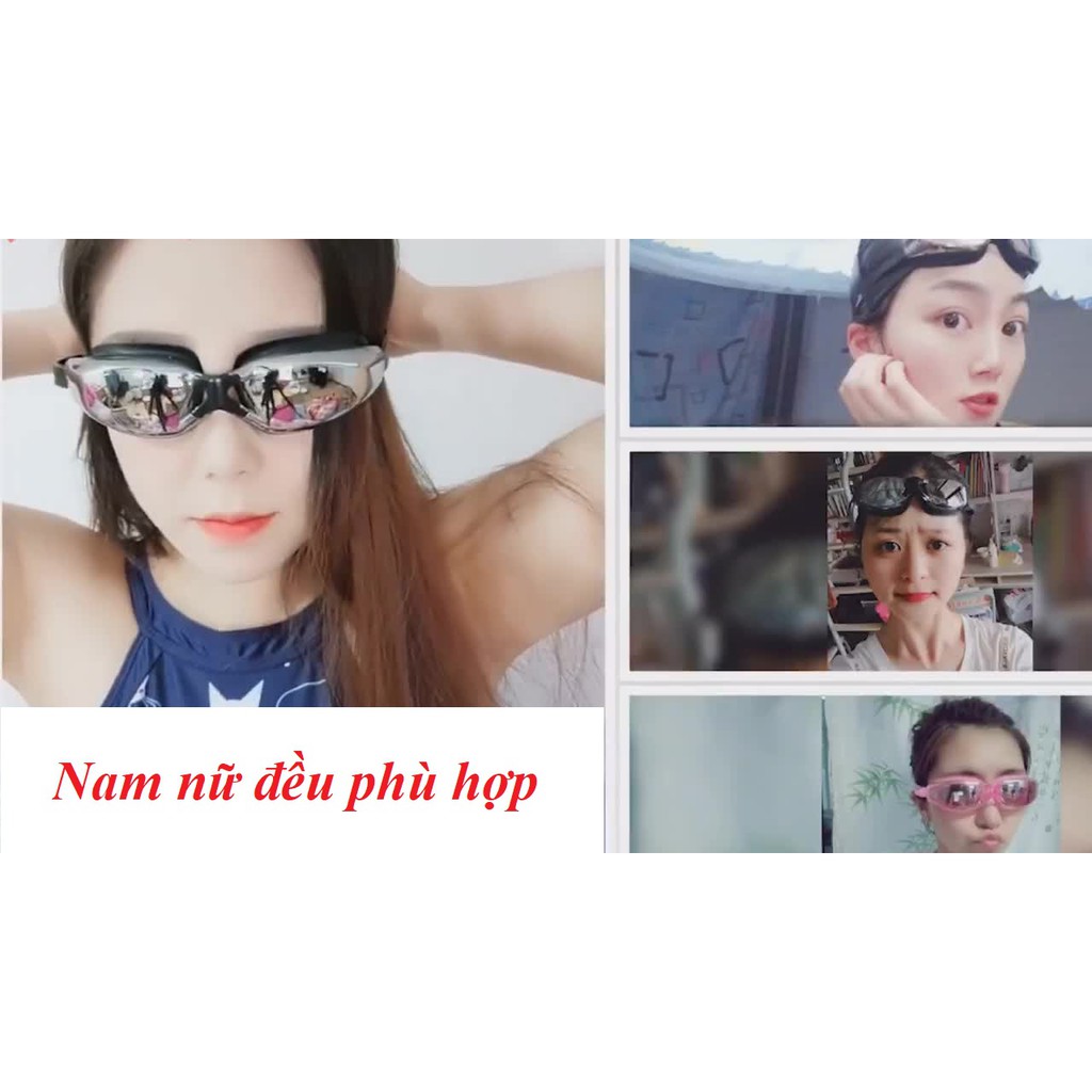 ⚡𝐅𝐑𝐄𝐄𝐒𝐇𝐈𝐏⚡Kính bơi cận thị có độ - Kính đi biển nam nữ độ cận từ 1.5 độ đến 8.0 độ chính hãng Zhenya tráng gương Polari