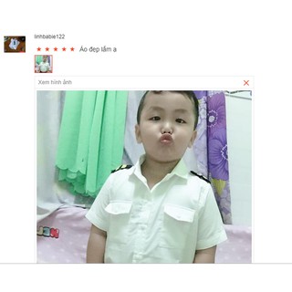 Áo sơ mi phi công cho cả bé trai bé gái