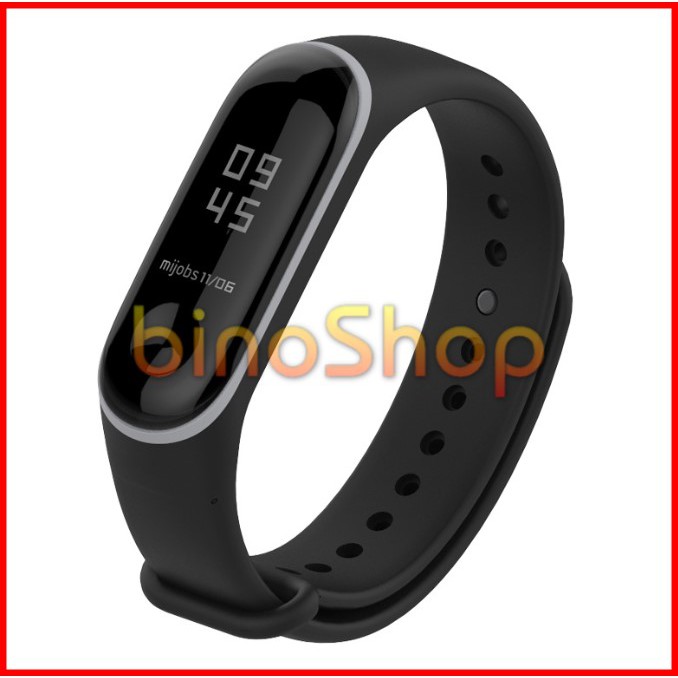 Dây đeo thay thế Miband 3 Mijobs - Viền màu