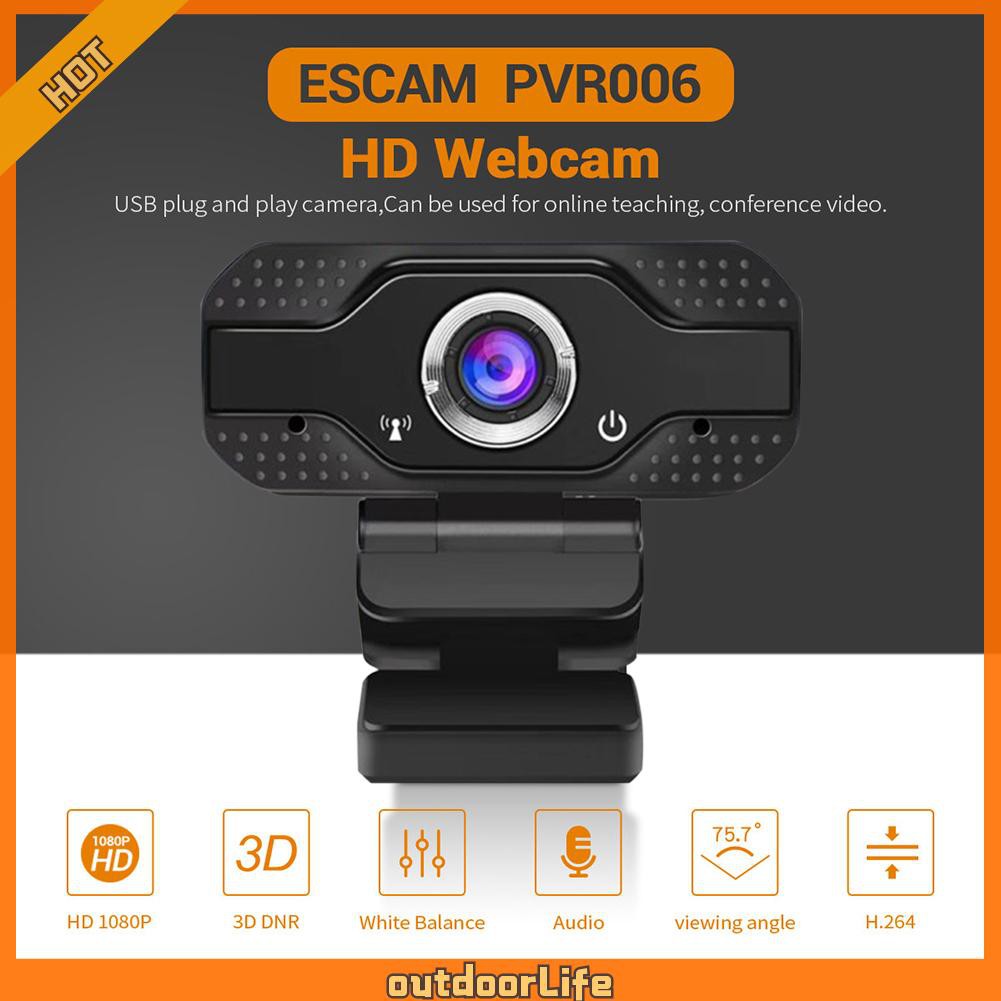 Camera Hành Trình 3.6m 1080p Hd Kết Nối Usb Có Mic Cho Máy Tính