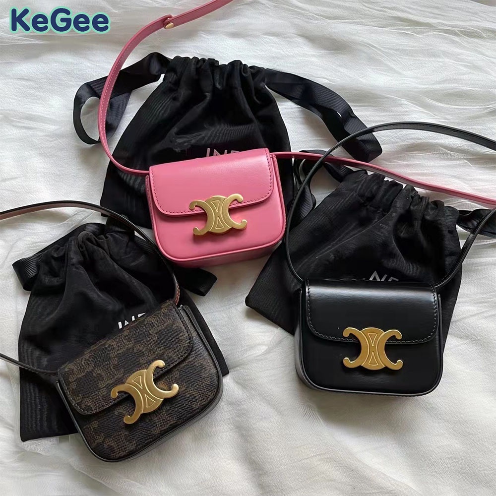 Túi Da PU Đeo Chéo Mini Phong Cách Hàn Quốc Cho Nữ