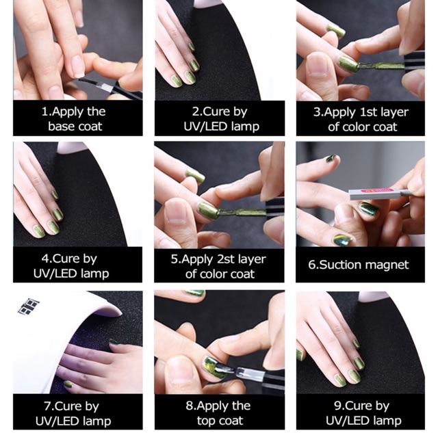 Sơn Gel uv hiệu ứng mắt mèo ROSALIND 7ml
