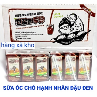 Sữa óc chó hạnh nhân đậu đen hàn quốc, thùng 16_24h