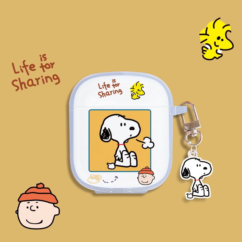 Vỏ Bảo Vệ Hộp Sạc Tai Nghe Havit i97 Mềm Họa Tiết Gấu Và Dâu Tây Dễ Thương