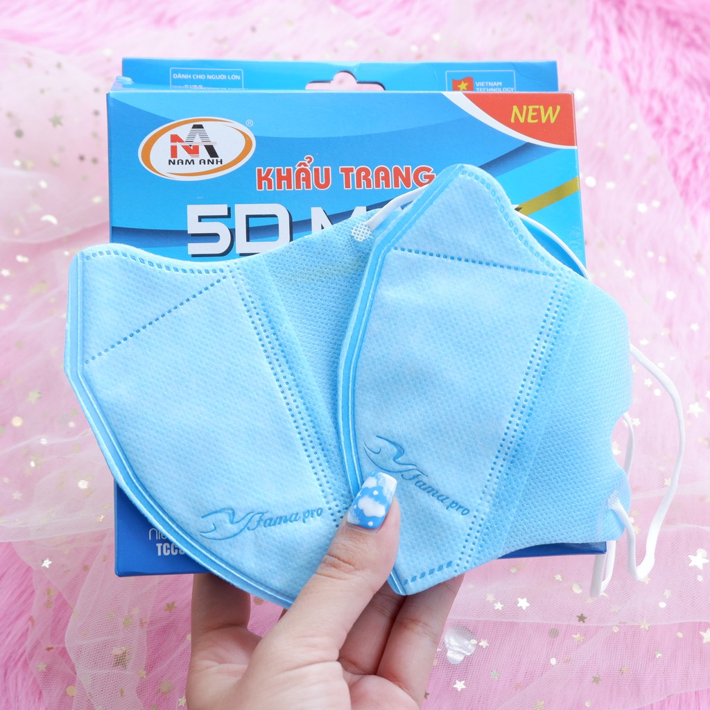 Khẩu trang y tế Nam Anh Famapro VN95, 5D Mask Super Fit đủ màu đủ loại, người lớn trẻ em, hộp 10 cái NPP Shoptido | BigBuy360 - bigbuy360.vn