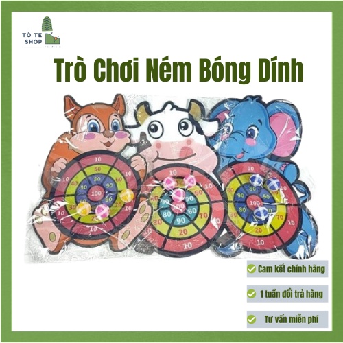 Ném bóng dính, đồ chơi ném bóng, ném bóng cho trẻ em Vừa hay vừa tiết kiệm cho bé vui chơi, sản phẩm ngẫu nhiên