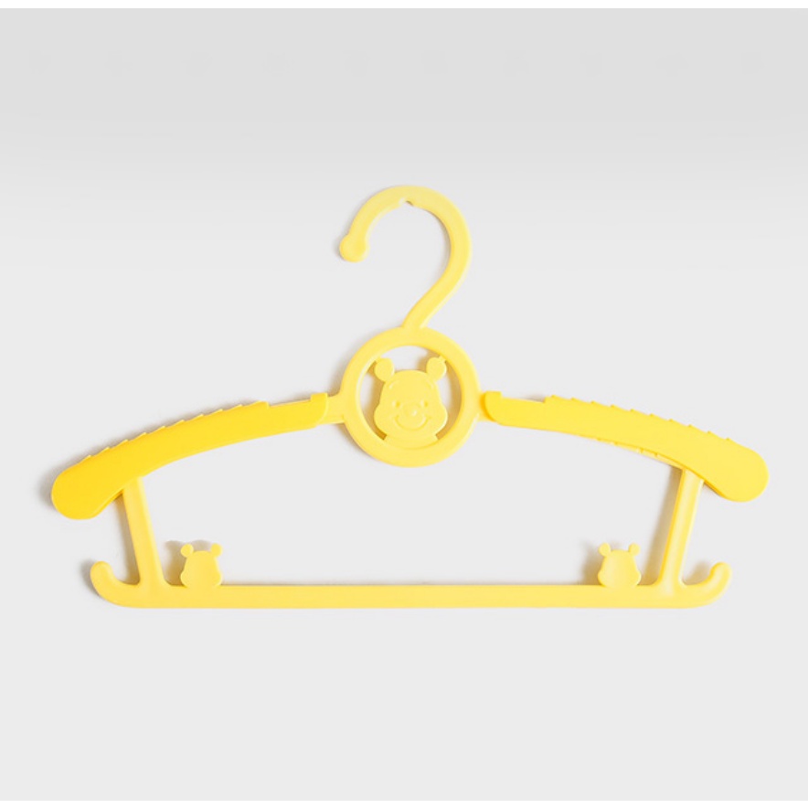 DAISO Set 5 Móc Treo Đồ 2 Đầu Hình Gấu Pooh Có Thể Điều Chỉnh Độ Dài