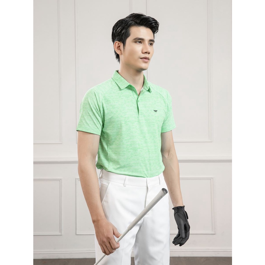 Áo polo nam Aristino  cao cấp thấm hút mồ hôi chống  tia UV APSG12S1