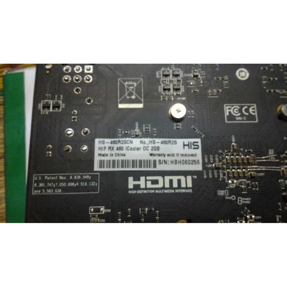 Card màn hình HIS RX460 2GB cũ, Vga chơi game HIS rx460 mạnh ngang GTX950 | BigBuy360 - bigbuy360.vn