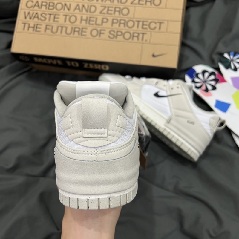 GIÀY SB DUNK LOW DISRUPT 2 PALE LVORY GREY XÁM BẠC LAI AU