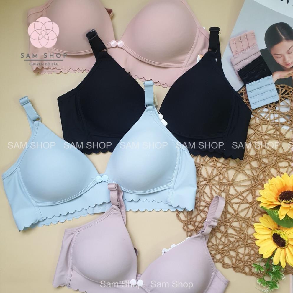 Áo Lót Bầu Mặc Trước Và Sau Sinh HL7702 Su Đúc Cúc Bấm Tiện Lợi,Kháng Khuẩn