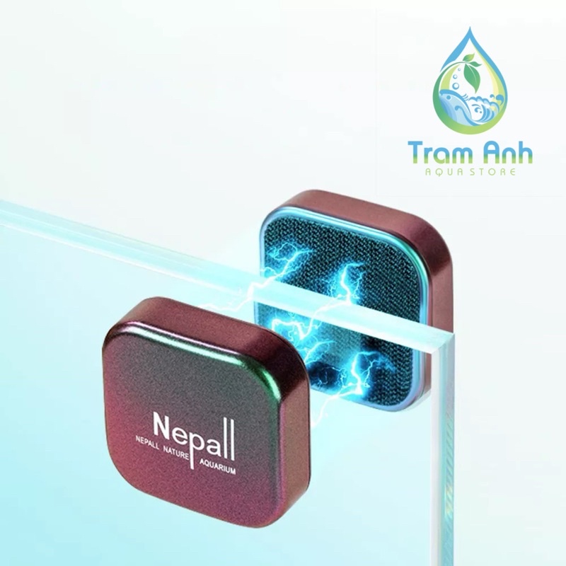 Cọ bể nam châm mini Nepall - vệ sinh bể cá -