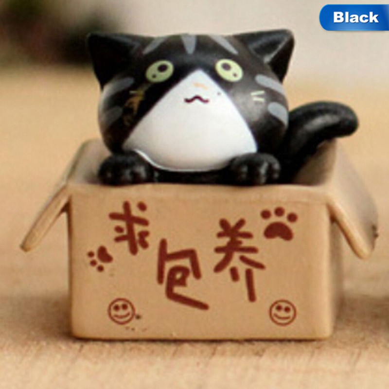 Mô hình chú mèo Mini dễ thương dùng trang trí nhà cửa