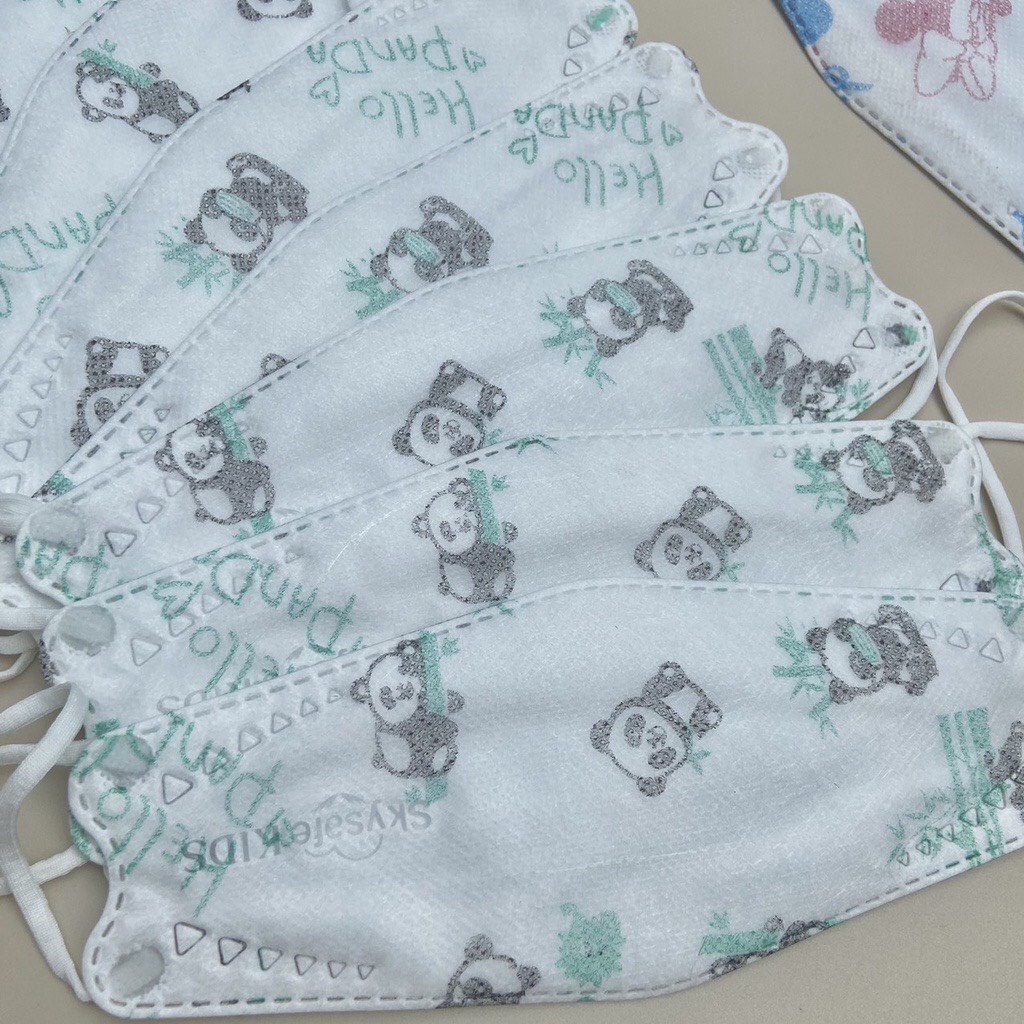 Khẩu trang trẻ em 4D Mask Kids KF94 khẩu trang y tế em bé kháng khuẩn chống tia UV có hoạ tiết