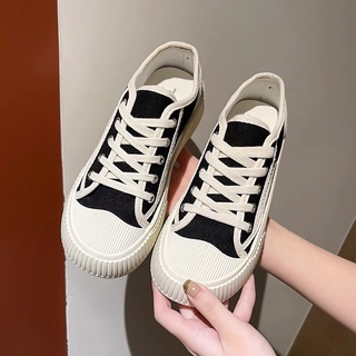 Giày thể thao nữ đế độn 3 cm kiểu dáng basic giá rẻ JAENIA G009