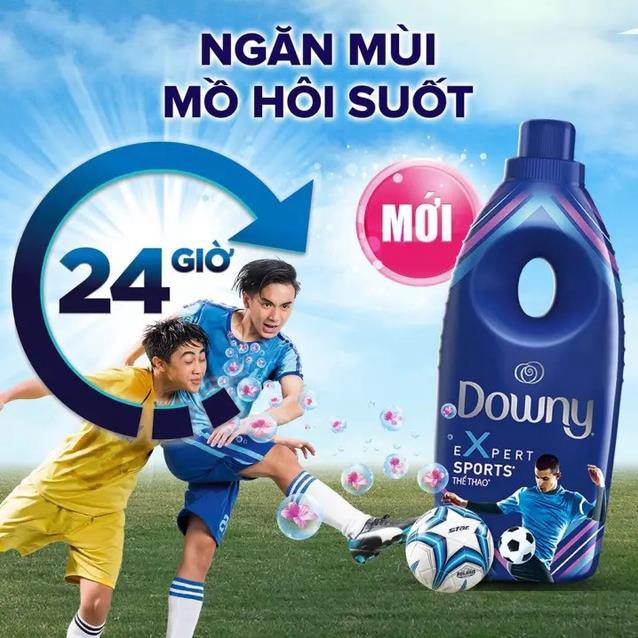 ( [gia soc] ) Nước xả vải Downy Expert Thể Thao đậm đặc 2.4L ( 18 )