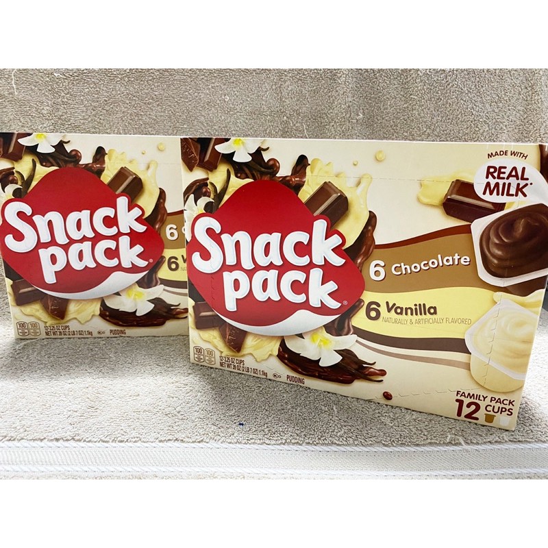 Váng Pudding Snack Pack cho trẻ ăn dặm hộp 165gr.
