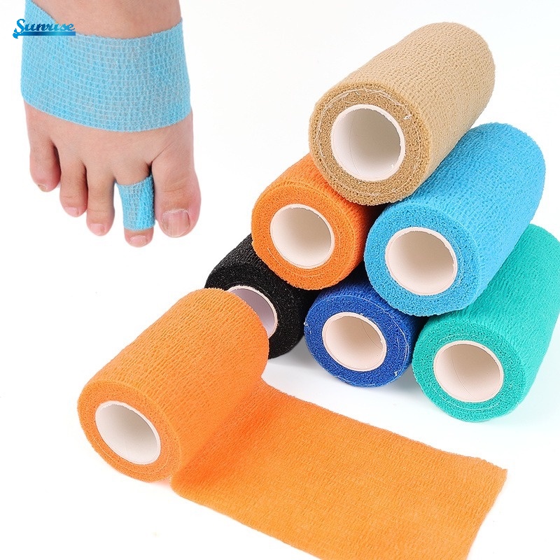 Băng Quấn Cổ Tay Co Giãn Tự Dính Đa Năng 4.5m Hỗ Trợ Giảm Đau Khi Chơi Thể Thao