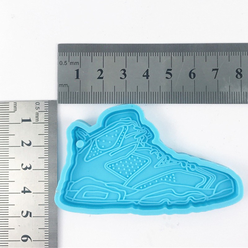 Khuôn Silicone Làm Móc Khóa Hình Giày Trang Trí Diy