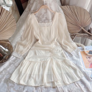 Váy nude voan đuôi cá(sẵn tại shop )