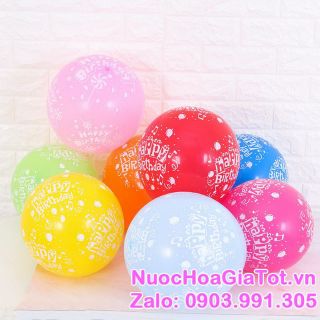 Bong bóng sinh nhật in chữ Happy Birthday Happy New Year trang trí tiệc sinh nhật năm mới mừng thọ thôi nôi bé trai gái