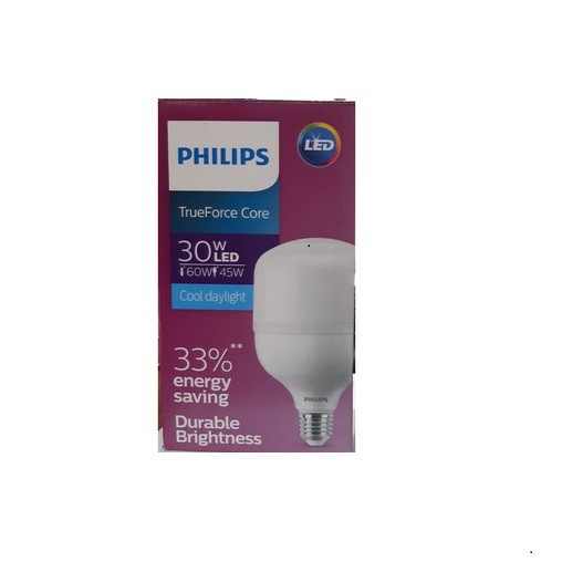 ( BỘ 4 ) BÓNG ĐÈN LED BULB PHILIPS 30W HI-LUMEN TFORCE CORE HB MV ND E27 GEN3 ( THAY THẾ BÓNG COMPACT CÔNG SUẤT CAO )