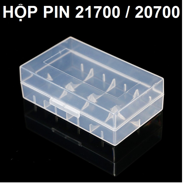 Hộp đựng pin 21700 / 20700 bằng nhựa để được 2 pin