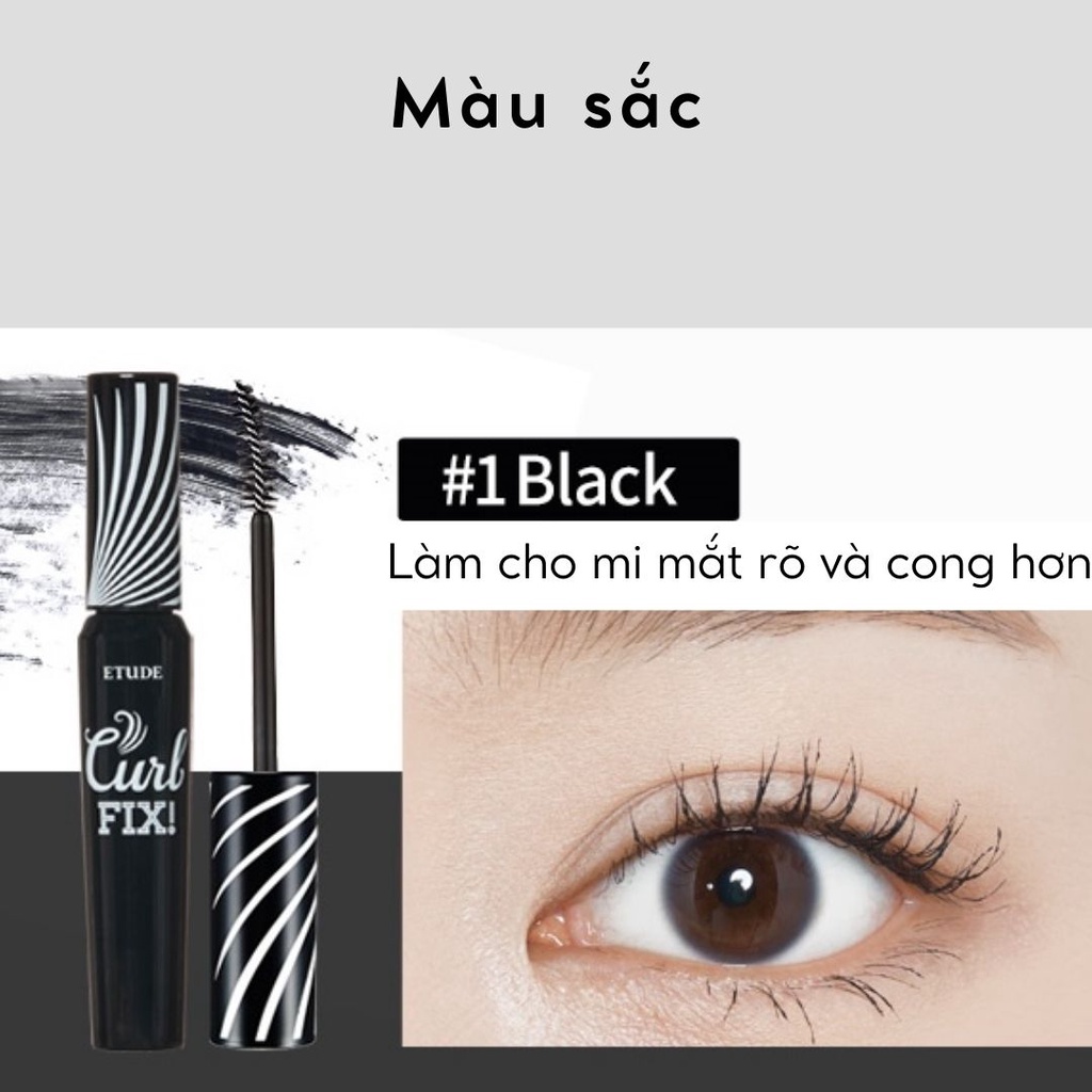 Mascara làm cong mi Etude House Lash Perm Curl Fix 8g