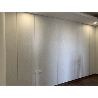 [TẶNG KÈM KEO] Giấy Dán Tường Hàn Quốc Giả Xi Măng Vân Dọc Khổ Lớn Giá Rẻ