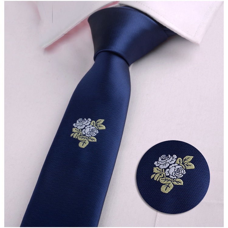 Cravat Nam bản nhỏ 5cm cao cấp phong cách Hàn Quốc, Cà vạt chú rể, Calavat nghệ sĩ, MC, Cavat công sở, dự tiệc CV-5014