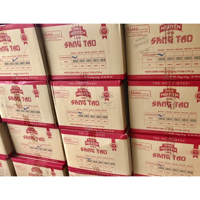 10 gói Sáng tạo 1 -340gram cafe Trung Nguyên Phân phối cà phê Trung Nguyên, Cửa hàng trực tuyến | Shopee