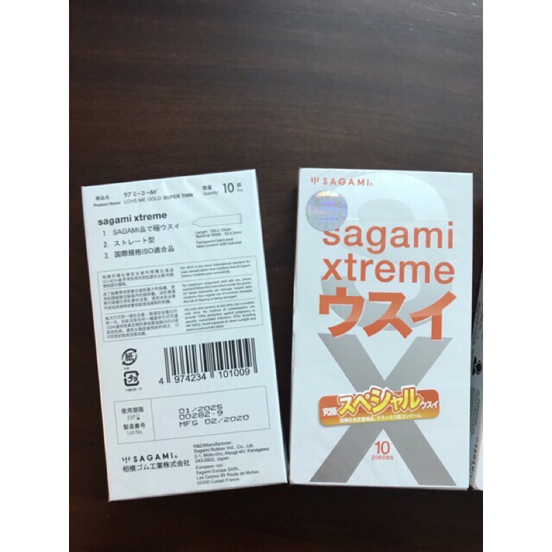 Bao cao su SAGAMI Xtreme Super Thin- Hộp 10 Pcs - Ipek_Shop