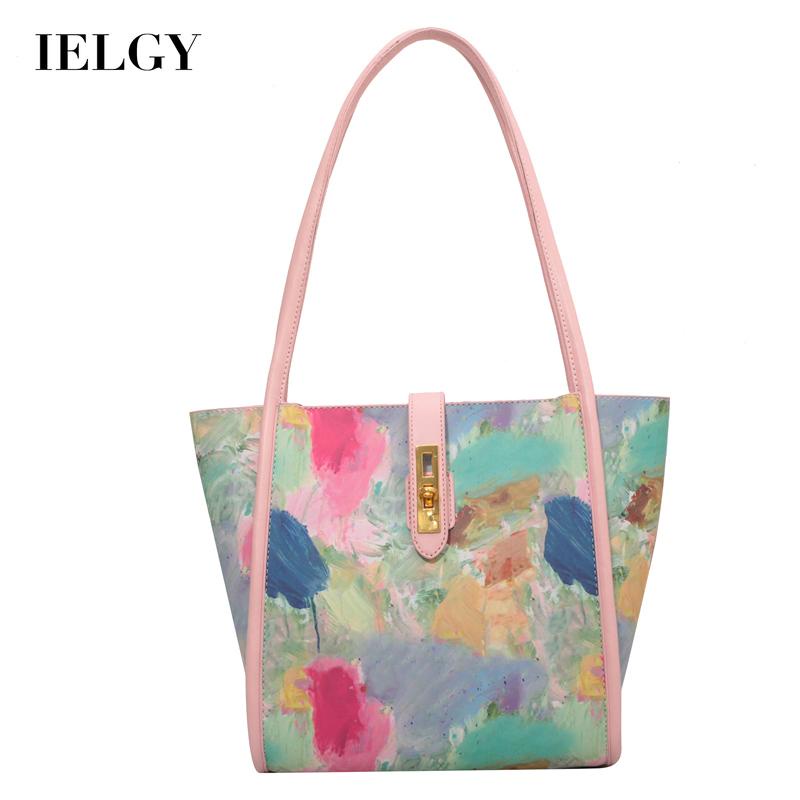 IELGY Túi Đeo Vai Cỡ Lớn Thời Trang Cho Nữ