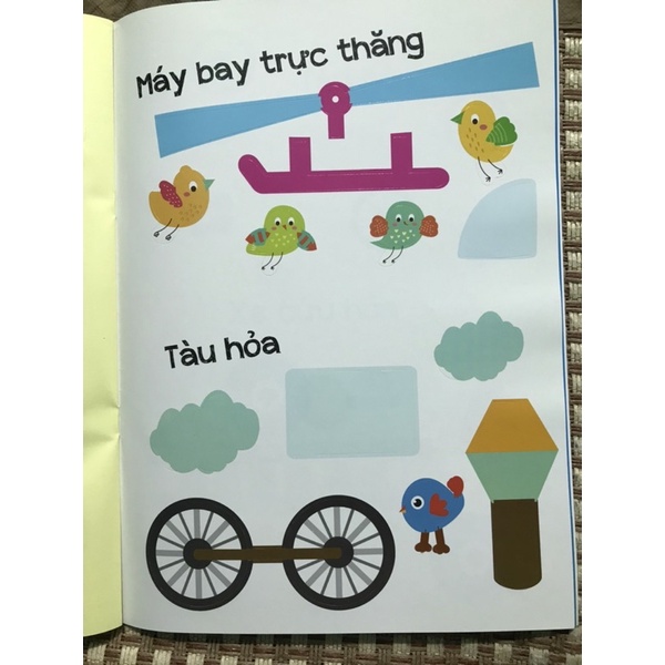 SÁCH - Dán hình siêu đáng yêu - Các phương tiện giao thông