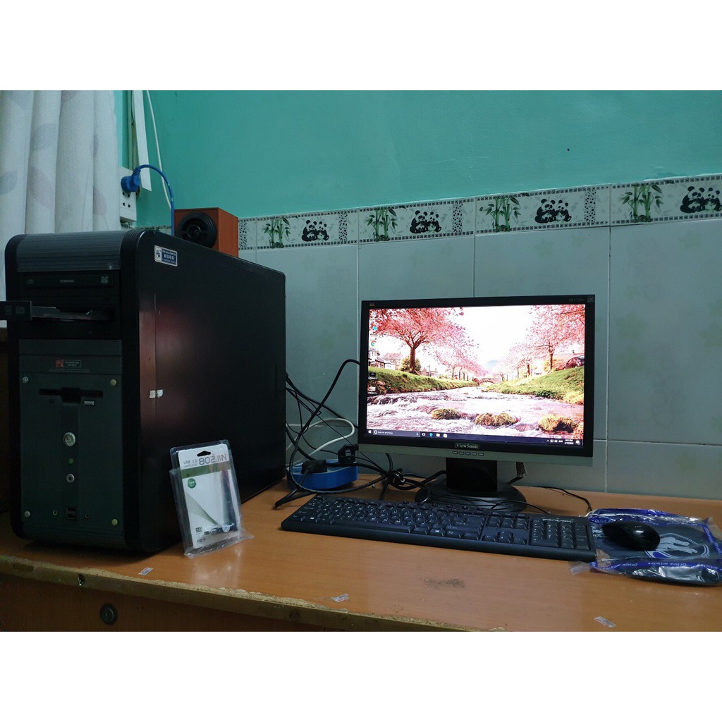 Máy vi tính bàn kèm màn hình 17 inch