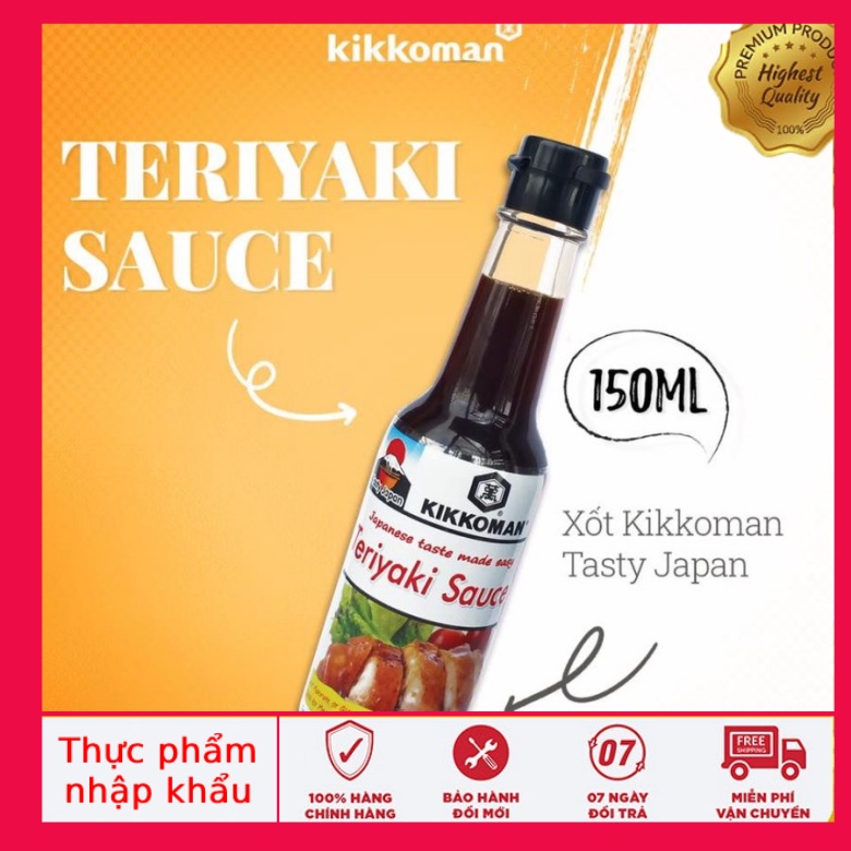 Sốt Tẩm Ướp Teriyaki Kikkoman 150ml / Kikkoman Tasty JapanTeriyaki sauce 150ml