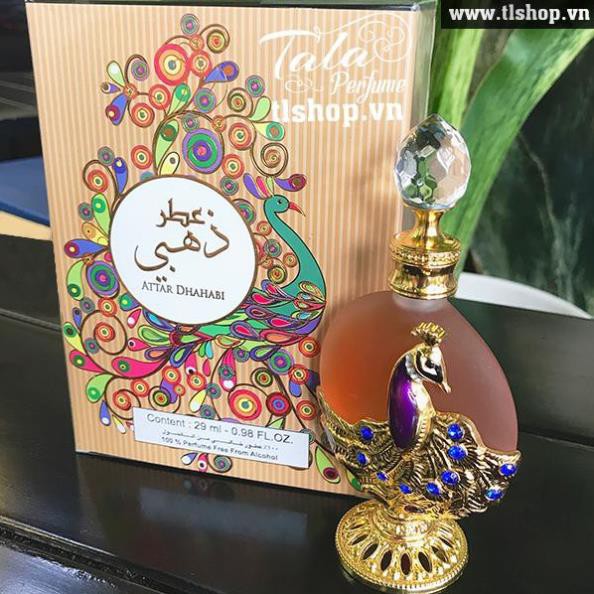 TINH DẦU NƯỚC HOA DUBAI ATTAR DHAHABI - CÔNG VÀNG NỘI ĐỊA SỐ 29