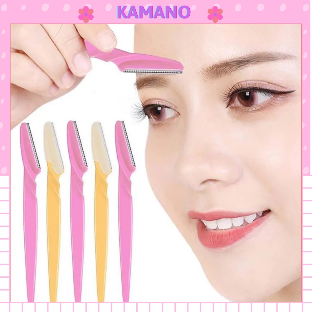 Dao Tỉa Cạo Lông Mày Không Rỉ, Thiết Kế Nhỏ Gọn Shop Kamano Mã Dt1