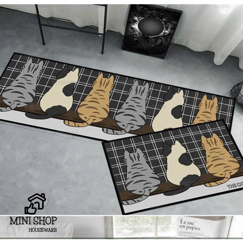 Thảm Lau Chân Nhà Bếp Dài Chống Trượt Thấm Nước Cao Cấp