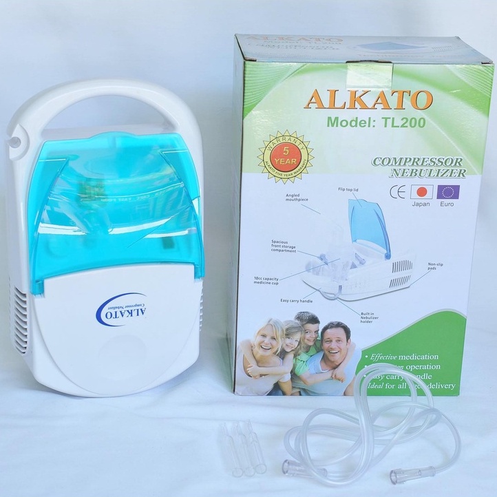 Máy Xông Mũi Họng, Xông Khí Dung ALKATO Hàng Chuẩn Chính Hãng