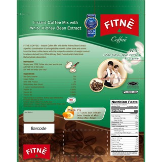 Cà phê FITNÈ đậu trắng